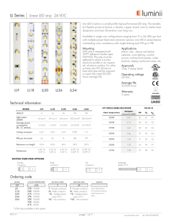 LL Series Linear LED strip