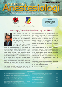 as PDF - Malaysian Society of Anaesthesiologists