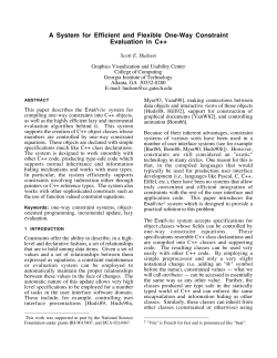 A System for Efficient and Flexible One