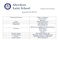ABERDEEN LATIN SCHOOL
