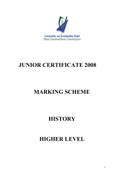 marking scheme