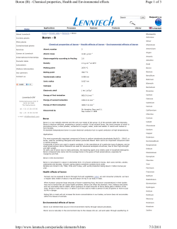 81H 2011 Boron Chemical Properties-Health Effects