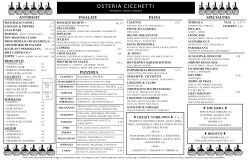 OSTERIA I HETTI - Osteria Cicchetti