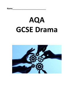 AQA Drama Revision Booklet