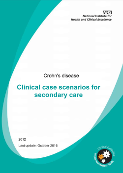 Clinical case scenarios (add guideline title)