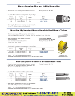Boostlite Lightweight Non-collapsible Reel Hose