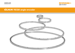 SiGNUM RESM angle encoder Data Sheet