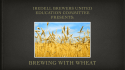 Brewing with Wheat - Iredell Brewers United