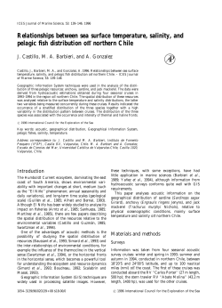 Relationships between sea surface temperature, salinity, and