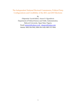 Conference Paper by Olajumoke Yacob-Haliso