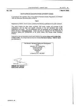saqa - South African Government