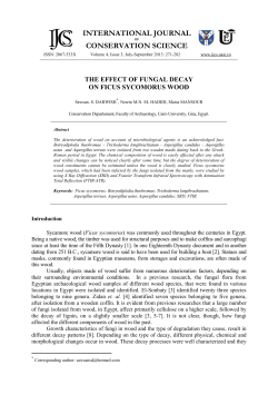 Full Article - PDF - International Journal of Conservation Science