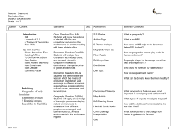 1 Geography of early hominids Examining artifacts 5 Hominid