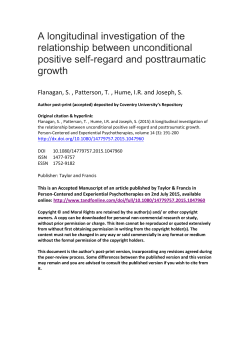 A longitudinal investigation of the relationship between
