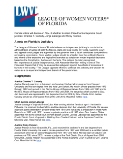 Florida`s Judiciary