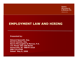 employment law and hiring