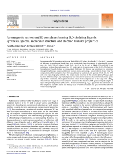 Paramagnetic ruthenium(III) complexes bearing O,O chelating ligands