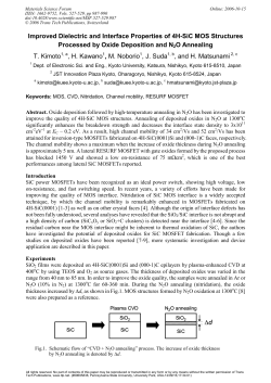 Improved Dielectric and Interface Properties of 4H-SiC