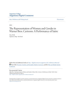 The Representation of Women and Gender in Warner Bros