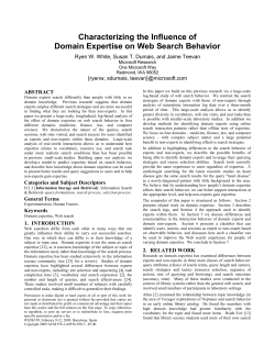 Proceedings Template - WORD