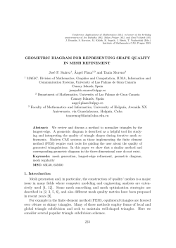 GEOMETRIC DIAGRAM FOR REPRESENTING SHAPE QUALITY IN