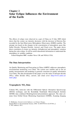 Solar Eclipse Influences the Environment of the Earth