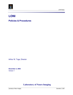 LONI Policy