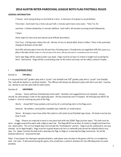 2014 austin inter-‐parochial league boys flag football rules