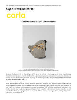 Concrete Islands at Kayne Griffin Corcoran