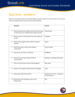 Answers - ScoutLink