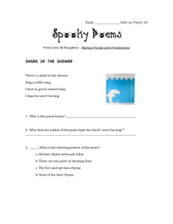 Spooky Poems