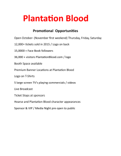 to our 2016 Sponsorship Packages