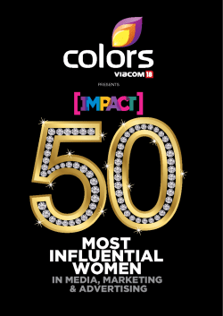 IMpAct 50 MOSt InFluEntIAl wOMEn, 2013