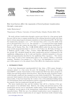 How local factors affect the exponents of forced polymer