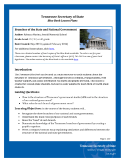 Tennessee Secretary of State