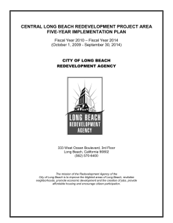 central long beach redevelopment project area five