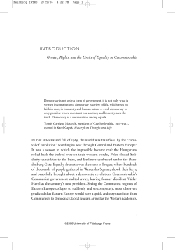 Read a selection from this book - University of Pittsburgh Press
