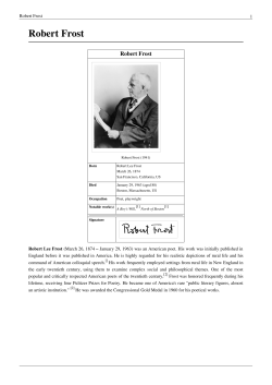 Robert Frost