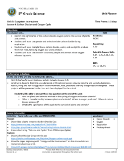 5th Grade Science - Wichita Falls ISD