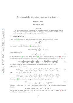 New bounds for the prime counting function\ pi (x)