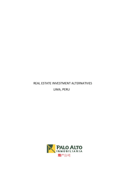 real estate investment alternatives lima, peru