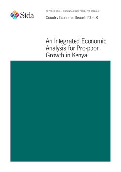 An Integrated Economic Analysis for Pro