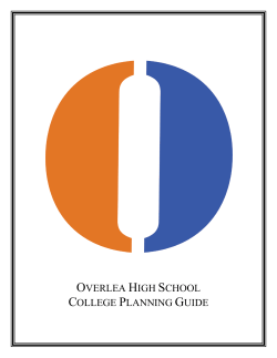 Overlea Senior College Planning Guide