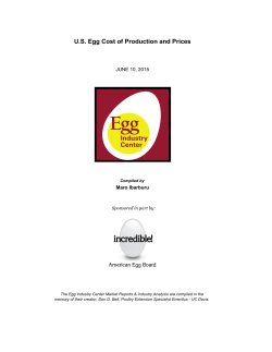 Costs and Prices Report