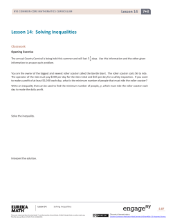 Lesson 14 - EngageNY