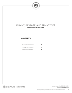 DUMMY, PASSAGE, AND PRIVACY SET