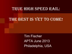 TRAINS UNLIMITED IN THE 21ST CENTURY