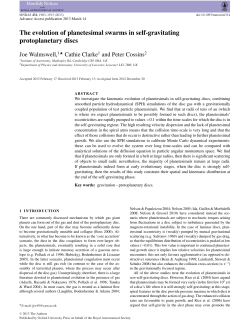 The evolution of planetesimal swarms in self