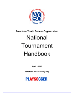 National Tournament Handbook