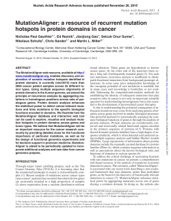MutationAligner: a resource of recurrent mutation
